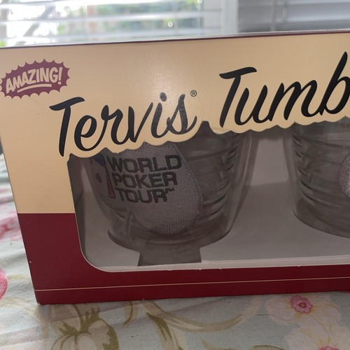 Tervis Tumblers World Poker Tour Dad's Christmas Gift Set 4 Gambling Casino