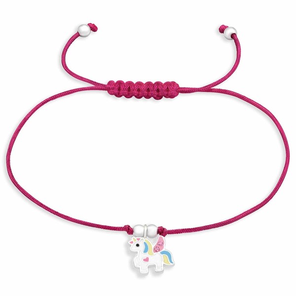 Armband Mit Einhorn AnhäNger 925 Silber - Kinder Damen MäDchen Schmuck-image