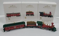 Hallmark Keepsake Ornaments ~ Lionel Nutcracker Route Christmas Trains ~Set of 3
