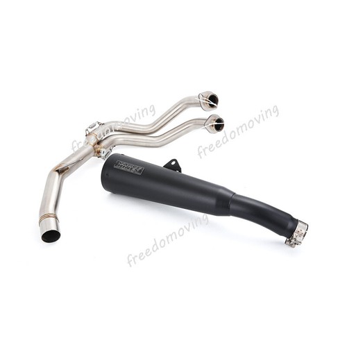 For Honda Rebel500 CM500 2020-2025 Whole Exhaust System Front Link Pipe Mufflers - Picture 2 of 15