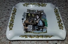 Lord Nelson Pottery Hand Crafted England Ashtray Brooke's Soap Monkey Brand