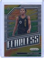 2023 Panini Prizm WNBA Fearless NO. 13 Jackie Young - Las Vegas Aces
