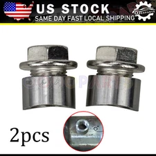 2 Pcs 02 Oxygen Sensor Weld Bung Nut 304 STAINLESS M18 X 1.5 Nut Recess Bung