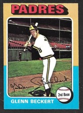 1975 TOPPS MINI #484  Glenn Beckert  SAN DIEGO PADRES  EX-MINT  A