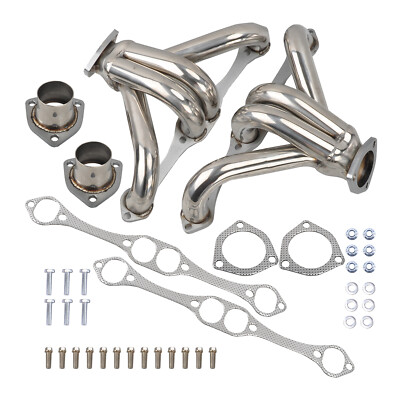 Manifold Exhaust Headers For Chevy Hugger Small Block SBC V8 283 305 327 350