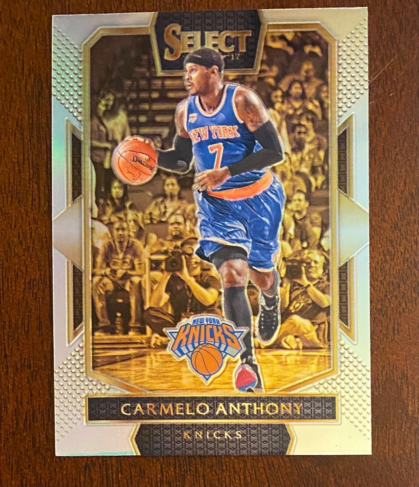 2016-17 Panini Select Courtside Silver Prizm #240 Carmelo Anthony #P3871