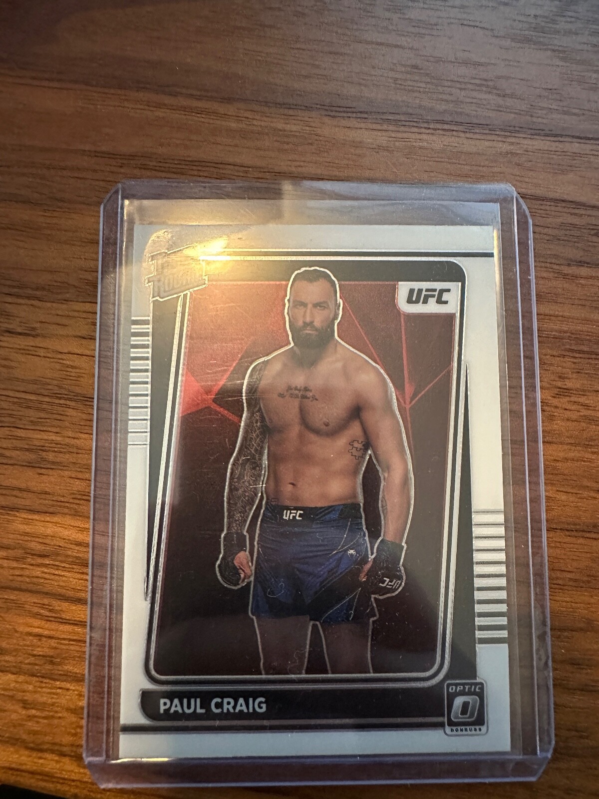 2022 Donruss Optic UFC Paul Craig Holo Prizm Rated Rookie RC #117