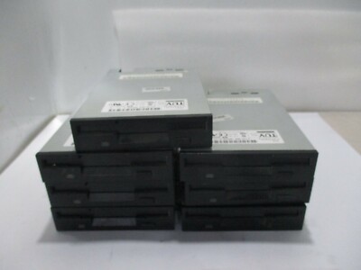  LOT OF 7 HP 414257-001 1.44MB Floppy Disk Drives 3.5in Black