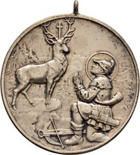 Deggingen Sch&uuml;tzen Medaille Silber 38 mm/ 21,1 g Original M&uuml;nze  #KYW27