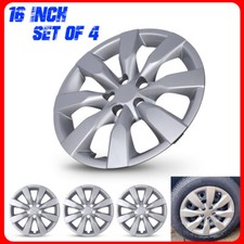 16 Inch Set Of 4 Wheel Rim Cover Hubcaps For 2009-2019 Toyota Corolla Brand New