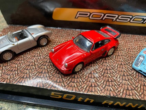 VTG 1996 HOTWHEELS PORSCHE 50th ANNIVERSARY SERIES 1 DIECAST SET Super RARE - Picture 8 of 15