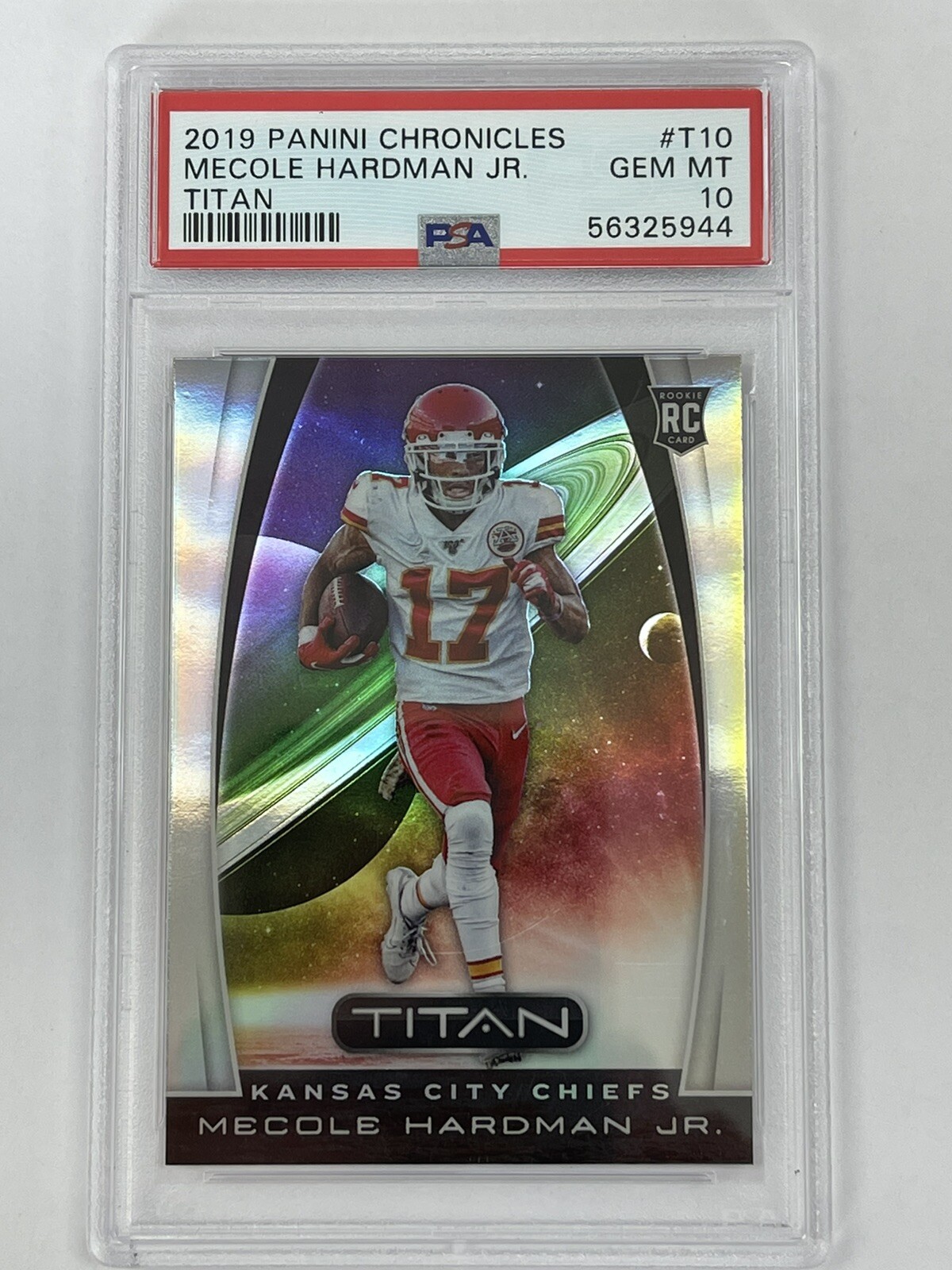 Mecole Hardman Panini Chronicles Titan #T10 Base