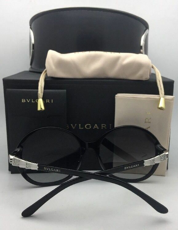 New BVLGARI Sunglasses 8140-B 501/8G 56-18 Black Frame w