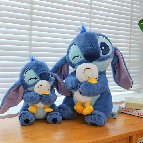 2025 Lilo Stitch duck Plush Stuffed Disney Doll Stuffed Sleeping pillow Kids Toy - Picture 7 of 9