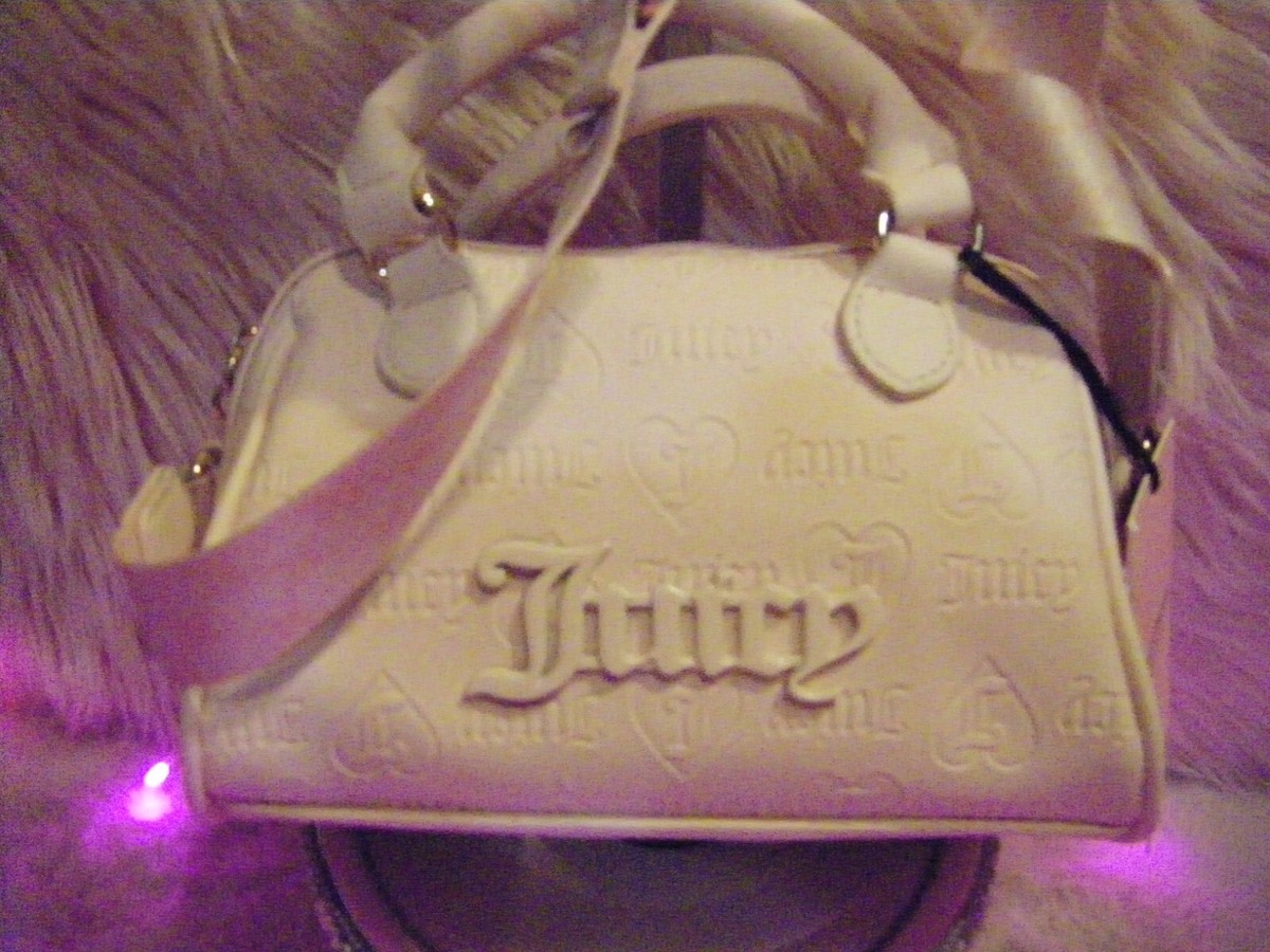 Juicy Couture Semi Charmed Mini Satchel Crossbody Bag Powder Blush