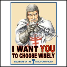 Fridge Fun Refrigerator Magnet INDIANA JONES "I WANT YOU TO CHOOSE WISELY" Funny