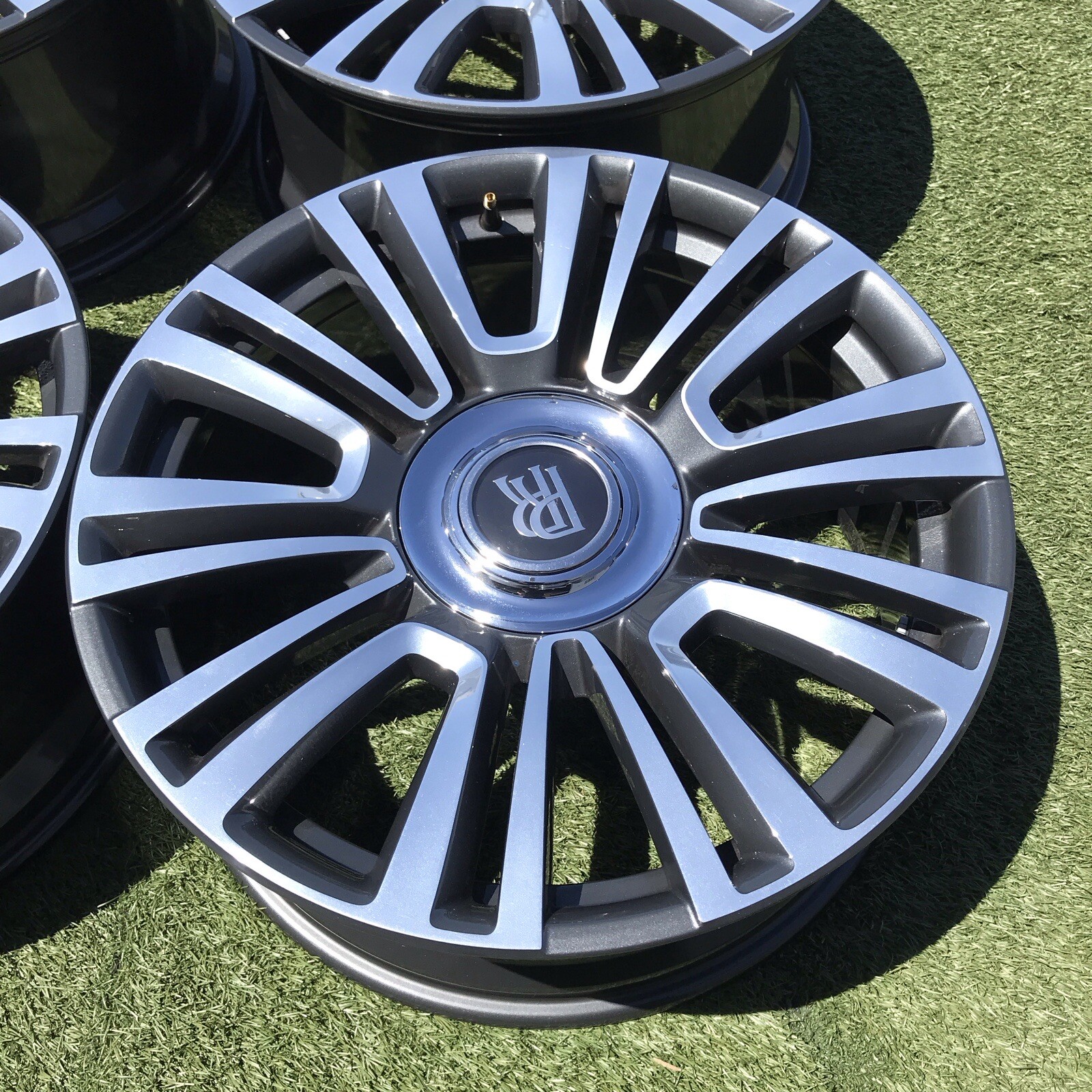 21 ROLLS ROYCE RIMS OEM STOCK GHOST TWO TONE GREY POLISHED PERFECT SET 2024