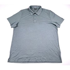 American Eagle Outfitters Mens Blue Gray Polo Shirt Size XXXL Tall NWT