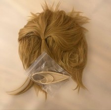 Peluca estilo eslabón de Halloween con orejas inspirada en Legend of Zelda Cosplay utilería para el cabello