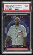 2022 Goodwin Champions Goudey Platinum Cosmic /199 LeBron James PSA 9 MINT o7m