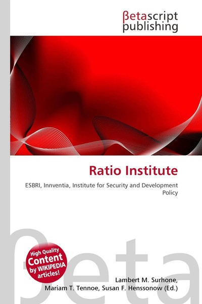 Lambert M. Surhone (U. A.) | Ratio Institute | Taschenbuch | Englisch (2026)-image