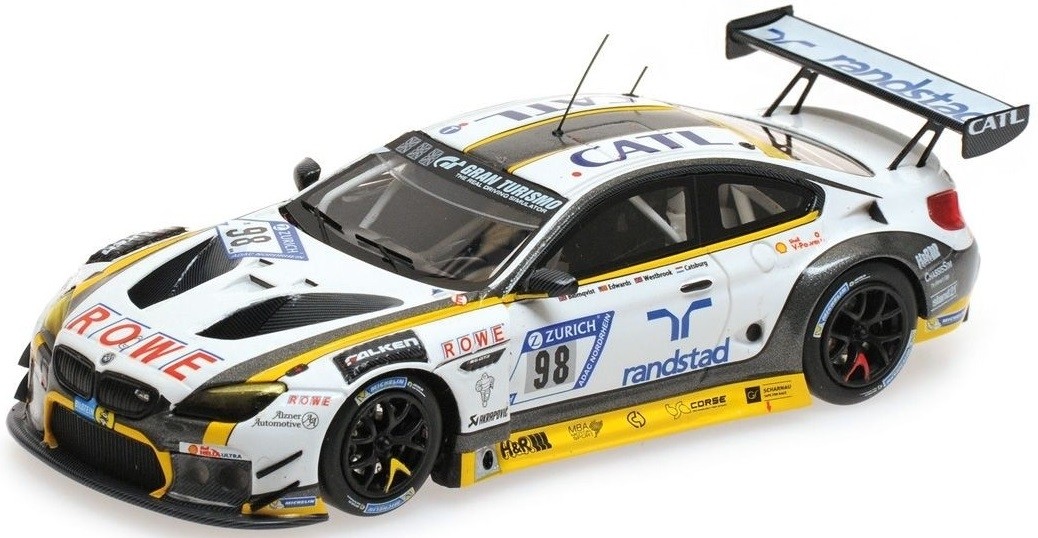 BMW M6 GT3 Minichamps 1:18 miniature de collection 24H Nürburgring 2018