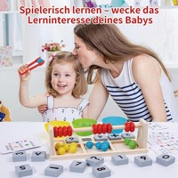 ZäHlrahmen Montessori Holzspielzeug Motorikspielzeug Lernspiele Ab 3 Jahre