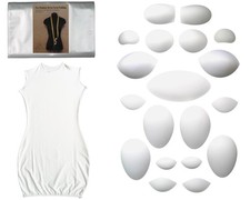Pro Modular Dress Form Padding Regular Size Kit 20 Pieces - Adjustable Body.