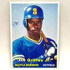 1990 KEN GRIFFEY JR #44 SCD Baseball Card Price Guide Monthly Insert H/C NM+
