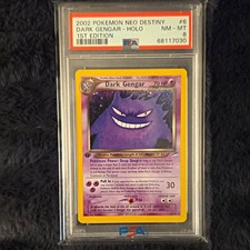 Dark Gengar Neo Destiny 6/105 Holo 1st Edition PSA 8 English 2002 on eBay