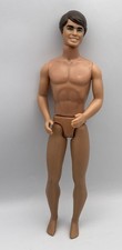 Vintage Mattel 1968 Ken Doll Molded Brown Hair Blue Eyes Taiwan Twist Turn Waist