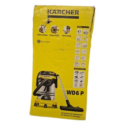 Karcher WD 6 PS V-30/8/35/T Nass-/Trockensauger - 30 L Edelstahltank - 1300W (tr
