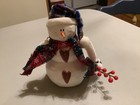 Lot Of 4 Snowmen Figurines Resin and Ceramic — photo 8