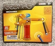 GEOMAG Mechanics 33 Piece Construction Set - Swiss Made - New in Box