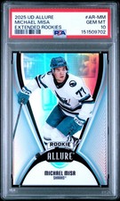 Michael Misa Extended Rookies PSA 10 2025 UD Allure #AR-MM LOW POP