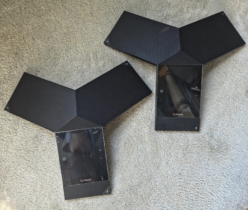 2 Polycom RealPresence Trio 8800 Conference Phones