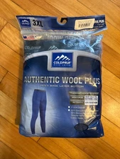 Men's 3XL Coldpruf - Base Layer - Bottoms - Authentic Wool Plus Cotton Blend