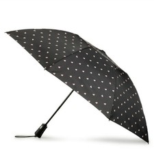 NWT Totes Recycled Canopy Auto Open  Reverse Close Compact Rain Umbrella