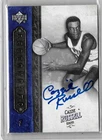CAZZIE RUSSELL 2006-07 UPPER DECK CHRONOLOGY CERTIFIED AUTOGRAPH ~ NYKNICKS
