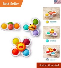 3-Pack Sensory Rotating Bath Toys for Fine Motor Skill Development in Toddlers