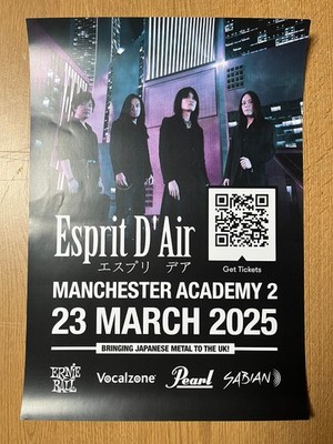 Esprit D'Air Academy 2 Manchester 23 March 2025 Promo A3 Poster
