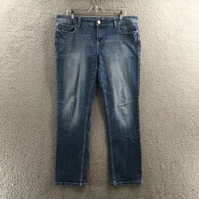 Vigoss Skinny Jeans Womens 17 (actual 39x29.5) Blue Denim Cotton Blend Zip Fly