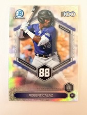 2026 Bowman Baseball Chrome Top 100 BTP-88 Robert Calaz Colorado Rockies 