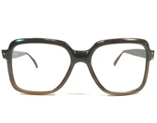 Vintage Buffalo Horn Eyeglasses Frames Smooth Brown Square 3C 54-16-140