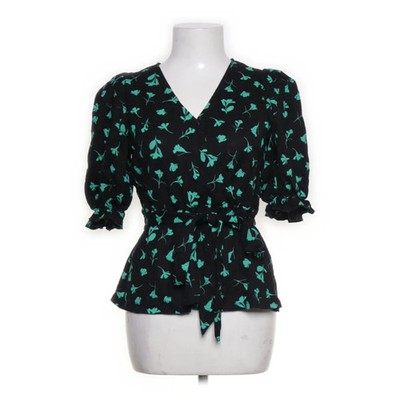 Cubus, Peplum Top, Größe: S, Schwarz/Grün/Mehrfarbig, Polyamid/Viskose #dpc