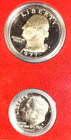 REDUCED  1977 Proof Set U.S. Mint , Display Stand, 6 Coins incl Ike Dollar — photo 5