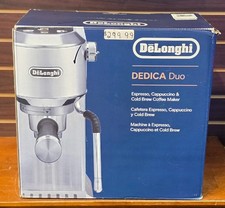 DeLonghi Dedica Duo EC890M Espresso, Cappuccino, Cold Brew Machine-NEW IN BOX