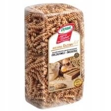 5904072001024 EkMak Swojski tradycyjy makaron orkiszowy świderek 400 g EKO-MAK