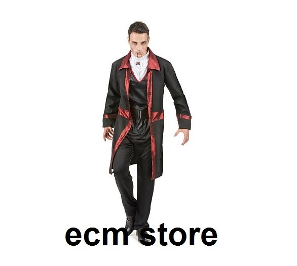 JADEO Déguisement vampire chic homme Halloween Taille L carnaval Veste pantalon - Photo 1/1