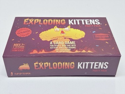 Exploding Kittens Party Pack Card Game - Complete - No Sound